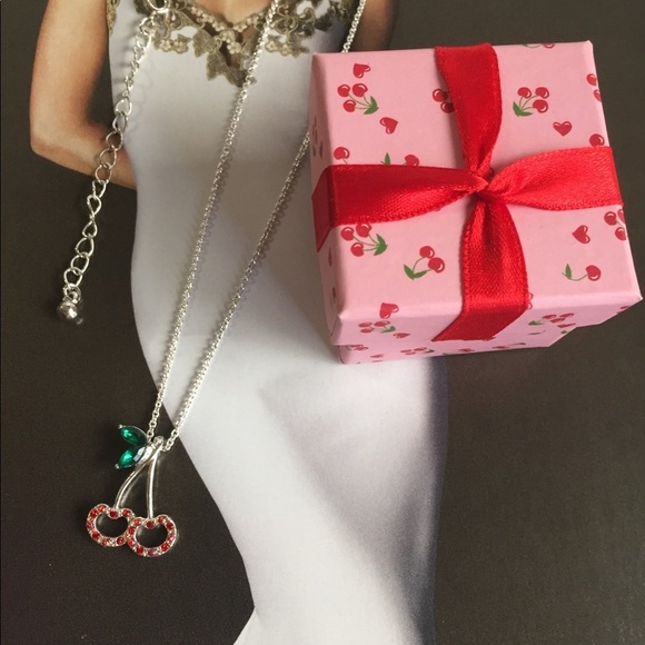 Cherry Crystal Pendant - Picture 3 of 3